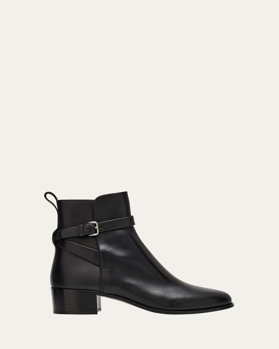 Fume Paloma Wrap Leather Ankle Boots